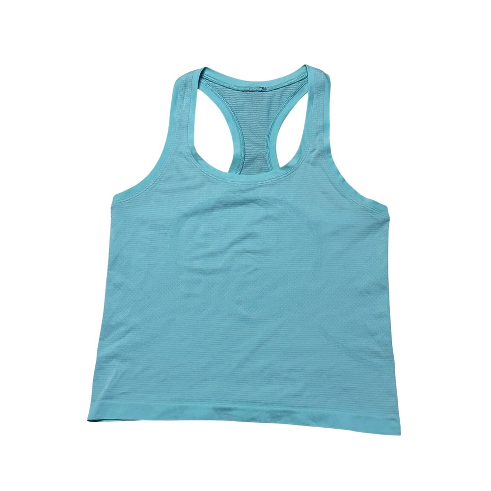 Lululemon Swiftly Tech Racerback Tank Top 2.0 Teal‎ Blue Size 6